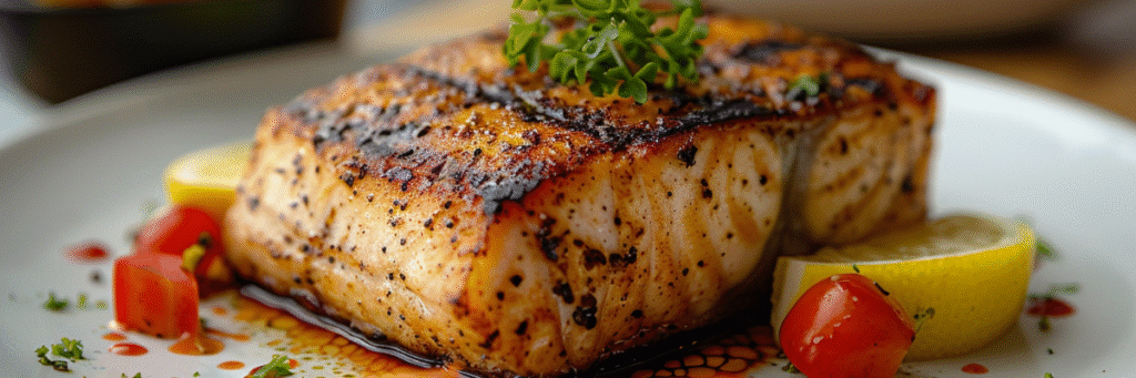 Blackened Baja Swordfish
