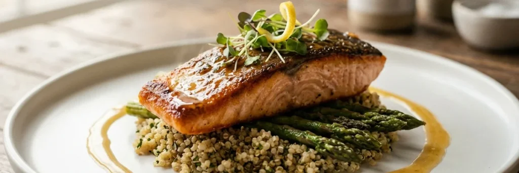 Faroe Island Salmon with Brown Butter Citrus Glaze