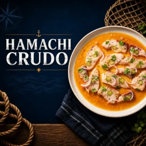Yellowtail Hamachi Crudo Recipe with Ponzu & Chili Oil